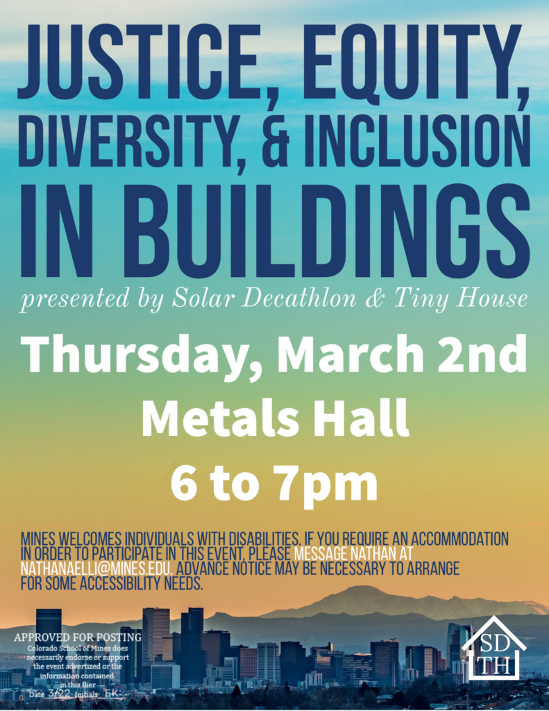 Justice, Equity, Diversity, & Inclusion in Buildings Talk