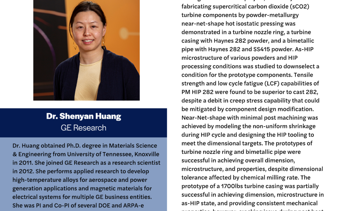 MME Ansell Seminar Series – Dr. Shenyan Huang